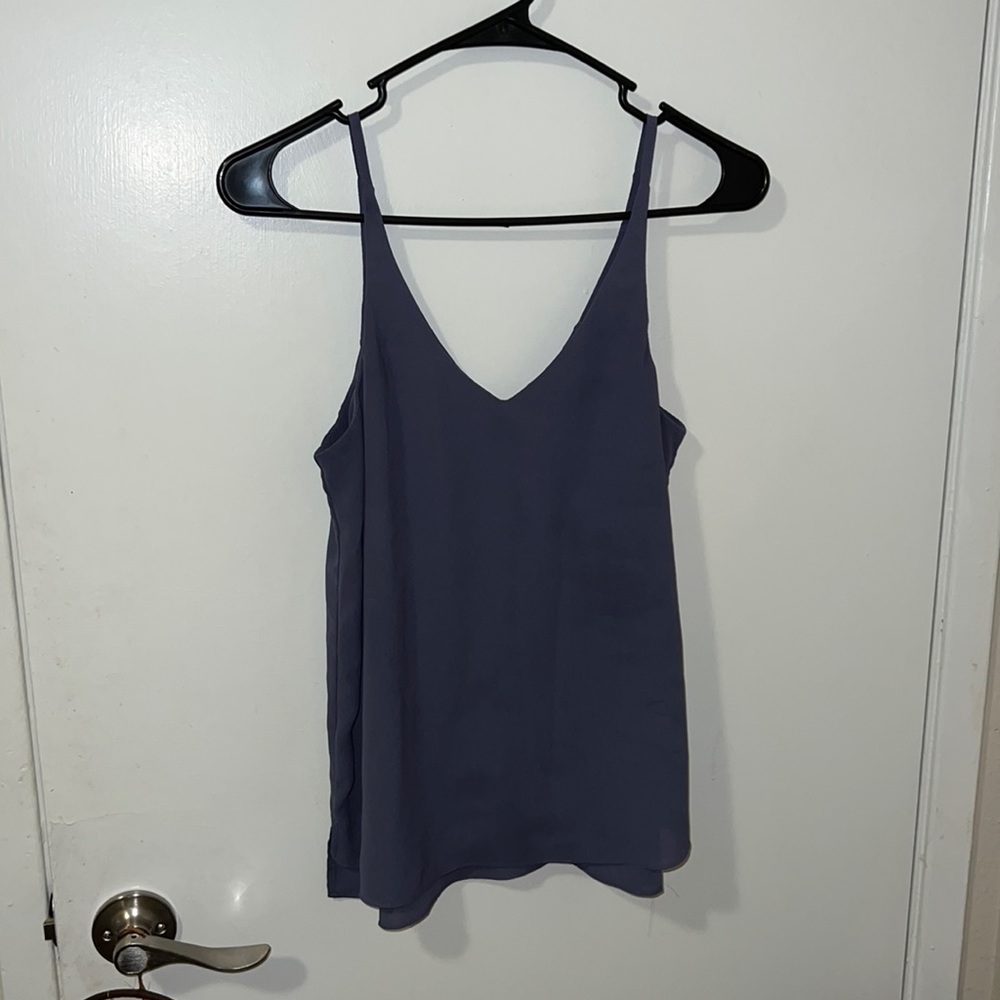 Topshop strappy chiffon top